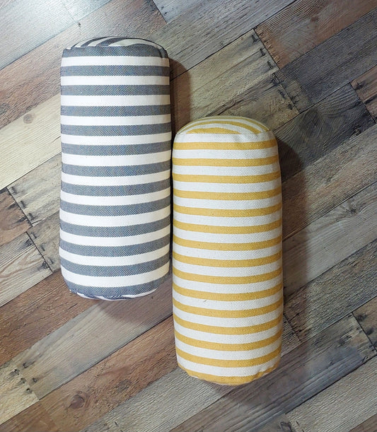 Striped Cylinder Cushion