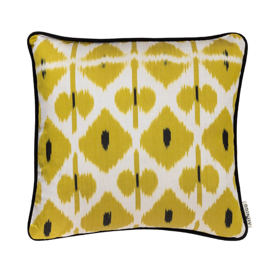 Ikat Esme Yellow Pillow Cover