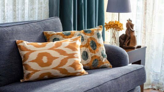 Ikat Lowel Pillow Cover