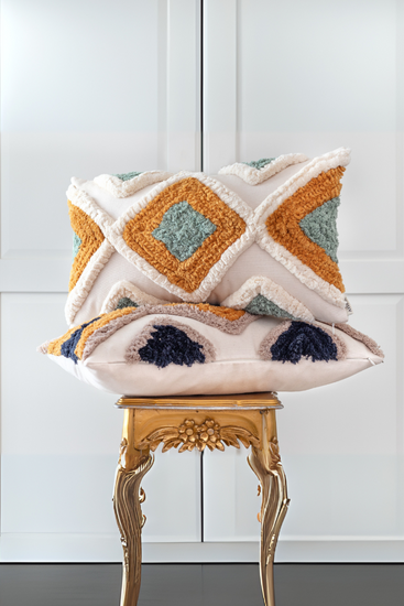Boho Syle Rectangle Pillow Cover with Boho pattern