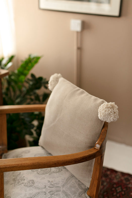 Verena Beige Pillow Cover